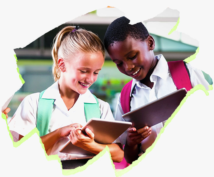 Students learning together, from the foundation website